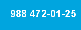 988 472-01-25 988 472-01-25